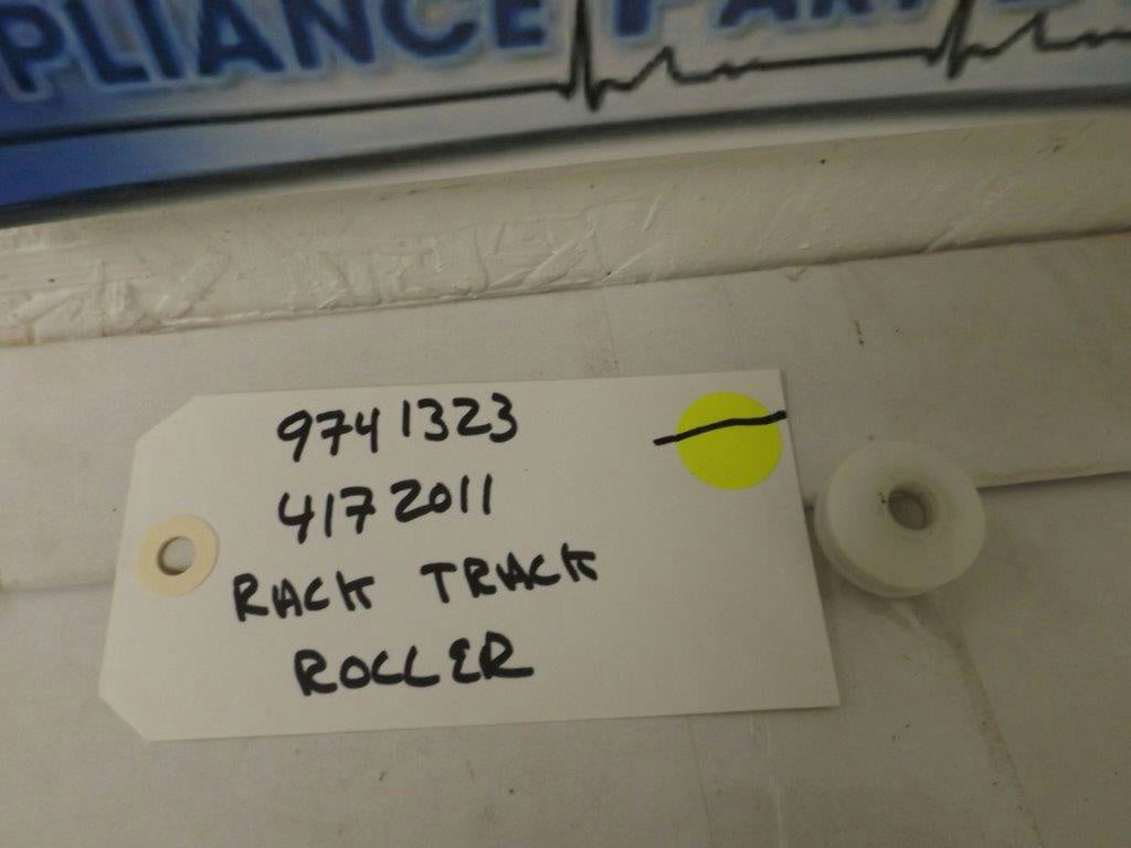 KITCHEN AID WHIRLPOOL DISHWASHER 9741323 4172011 RACK TRACK ROLLER USED KITCHEN AID WHIRLPOOL DISHWASHER 9741323 4172011 RACK TRACK ROLLER USED